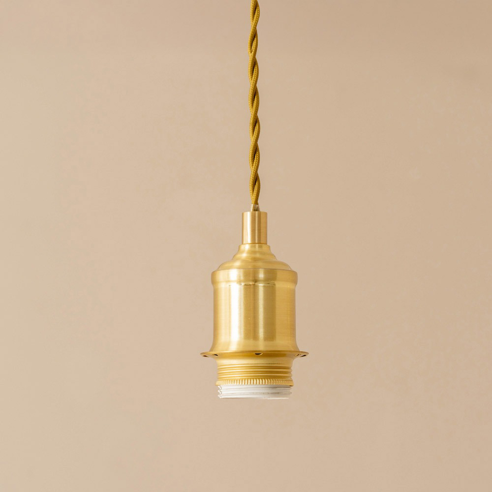 ValueLights Bellamy Single Amber Glass Globe Brushed Gold LED Ceiling Pendant Light Image 3
