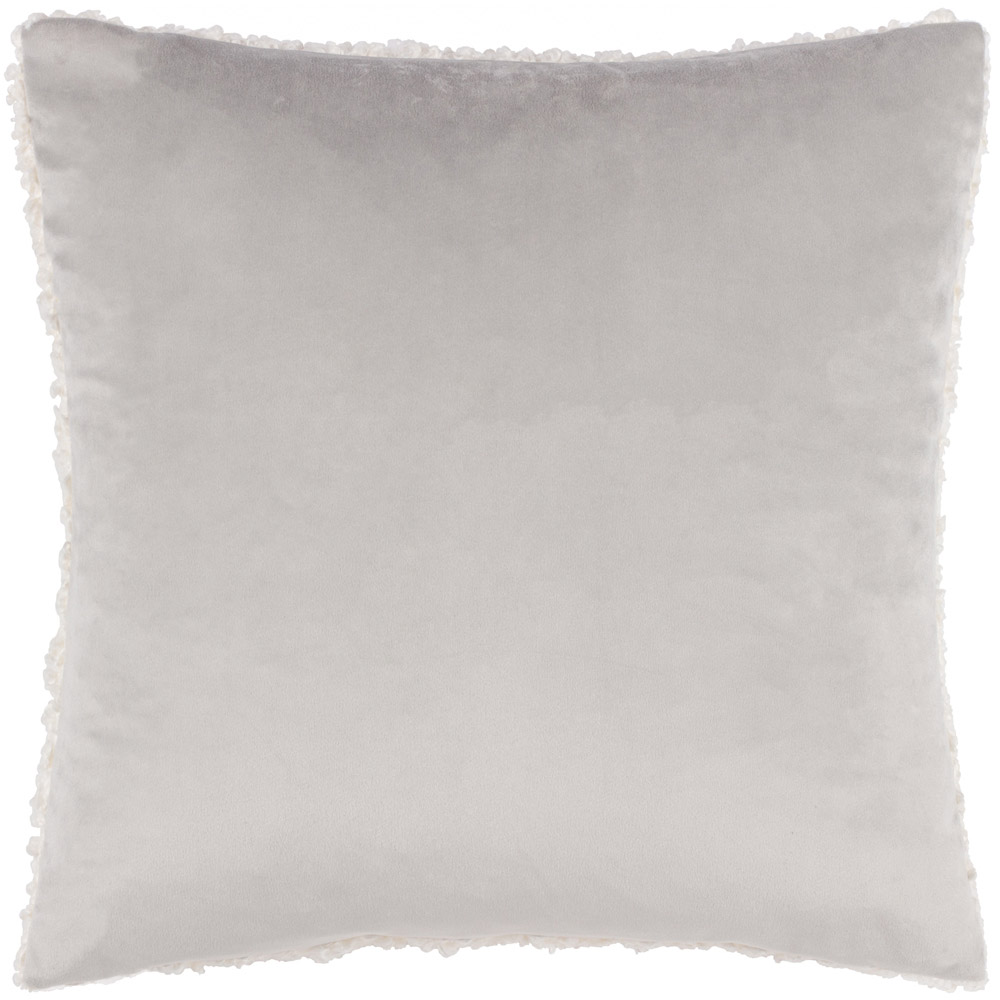 furn. White Christmas Together Snow Angels Boucle Cushion Image 3