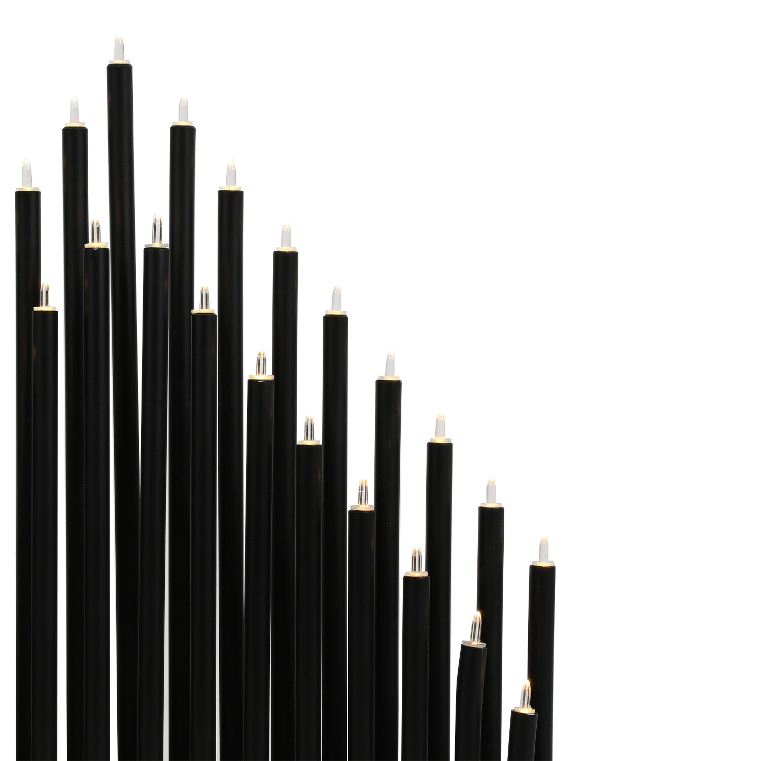 Black 33 LED Candle Bridge Image 3