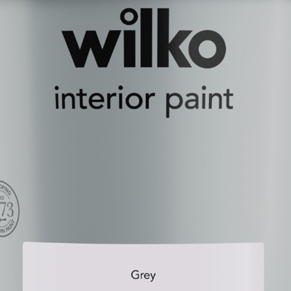 Wilko Interior Grey Matt Emulsion Paint 5L Image 4