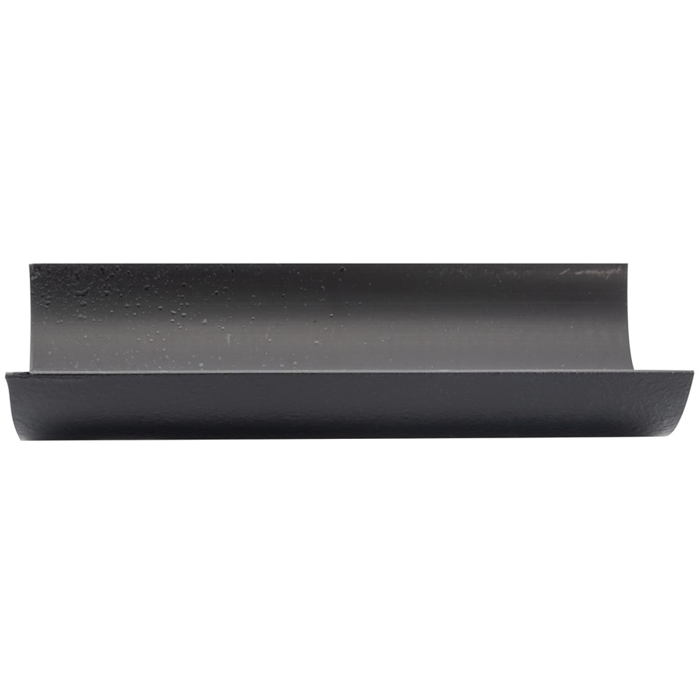 FloPlast Half Round Gutter Cast Iron Effect 112mm x 4m Image 3