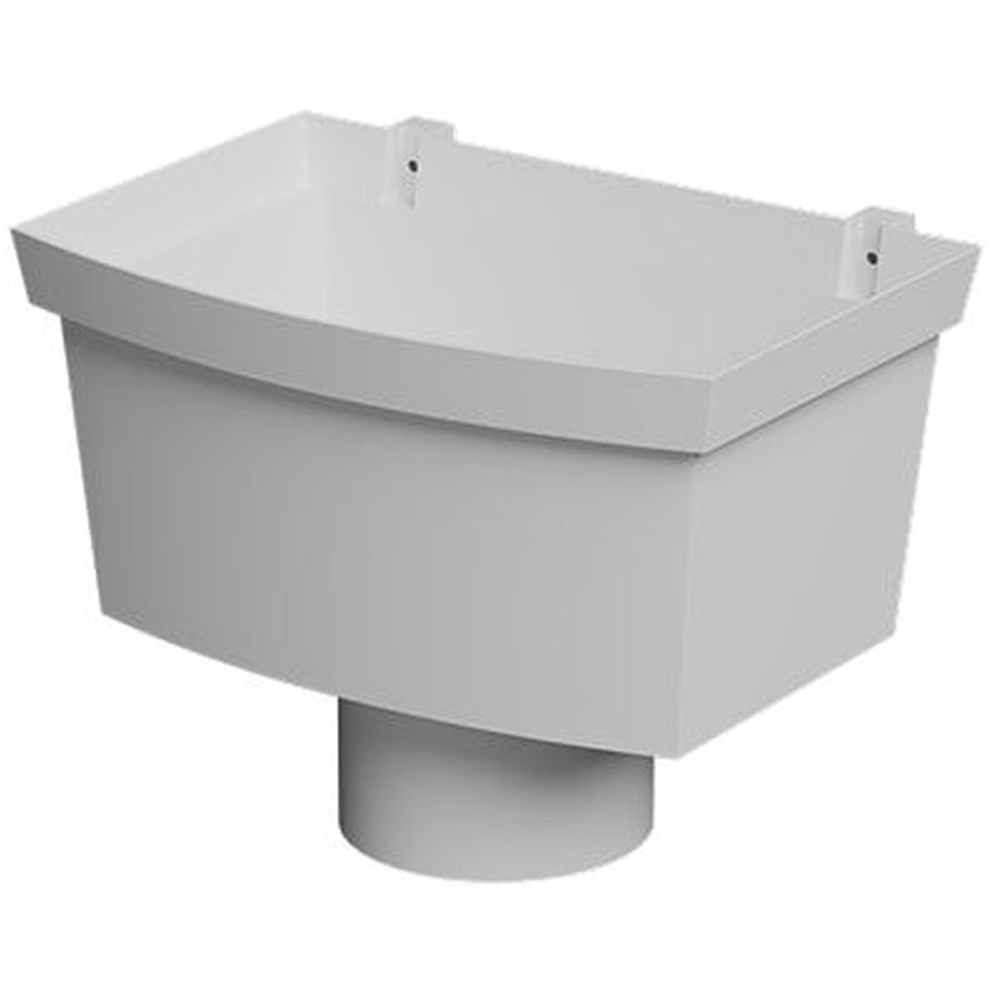 FloPlast Industrial Xtraflo Hopper Downpipe Kit with Access Pipe White 110mm Image 6