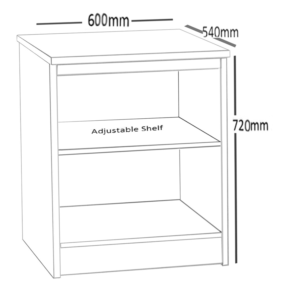 R White Cabinets 2 Shelf White Desk Height Wide Bookcase Image 5