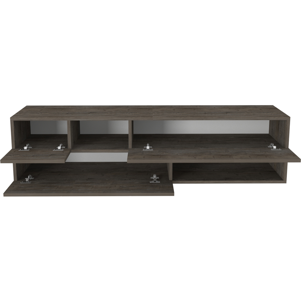 Decorotika Sunny 3 Door 2 Shelf Wenge TV Unit Image 8