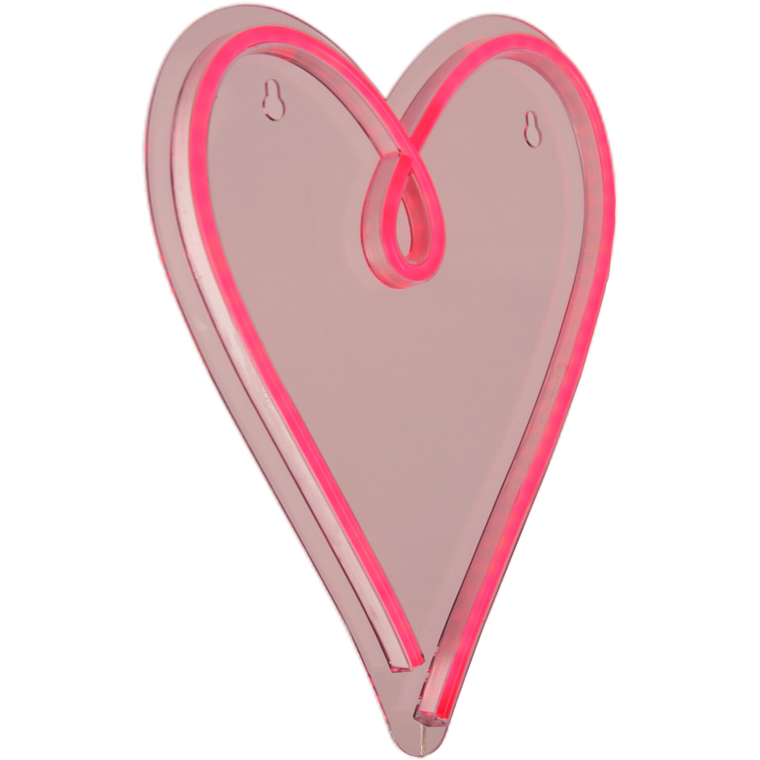 LED Heart Neon Light  - Red Image 3