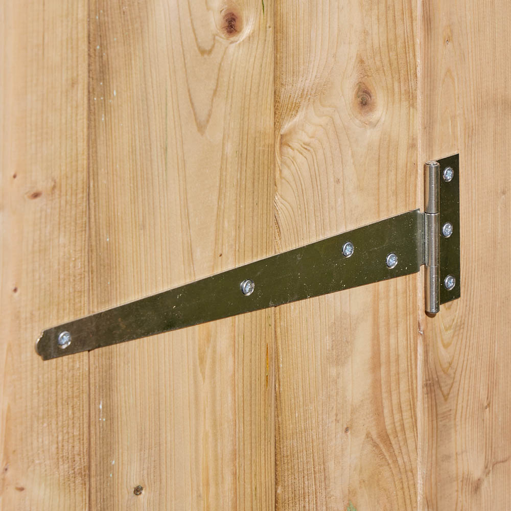 Rowlinson 8 x 6ft Double Door Shiplap Apex Shed Image 7