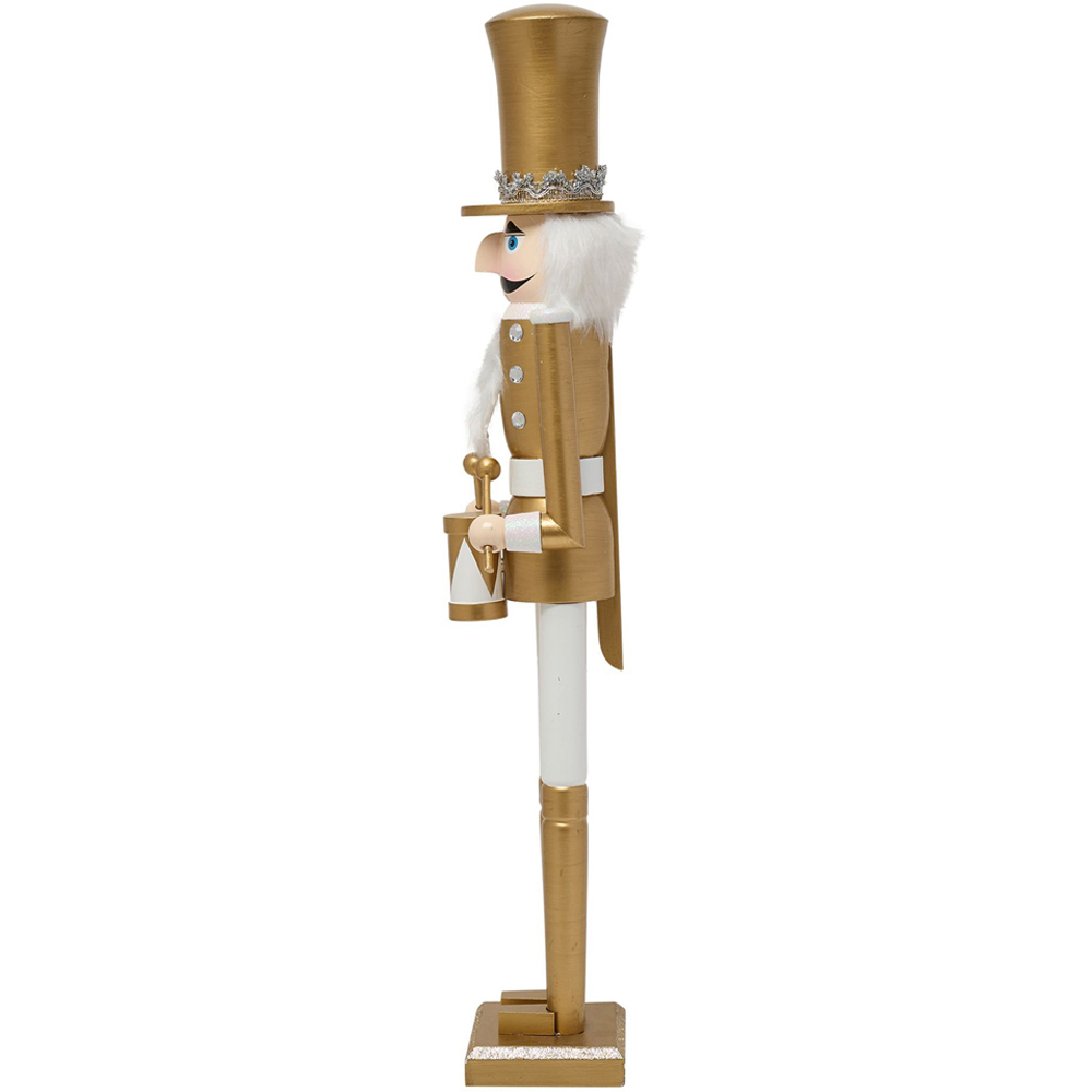 The Christmas Gift Co Bellini Gold Wooden Nutcracker Image 4