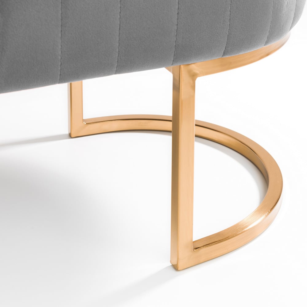 Julian Bowen Harrogate Grey Bench Image 4