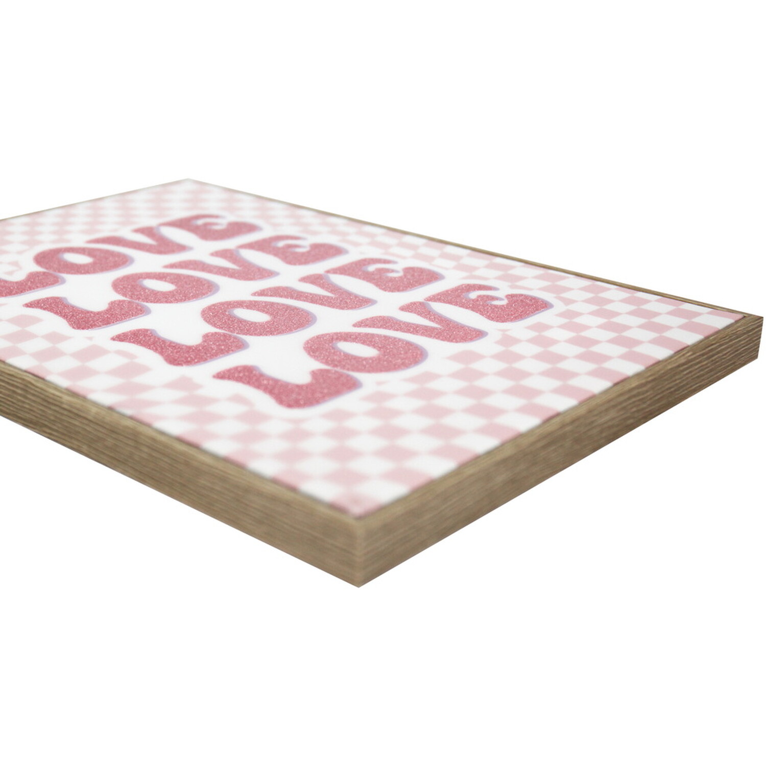 Groovy Checked Phrase Framed Art - Multicolour Image 6