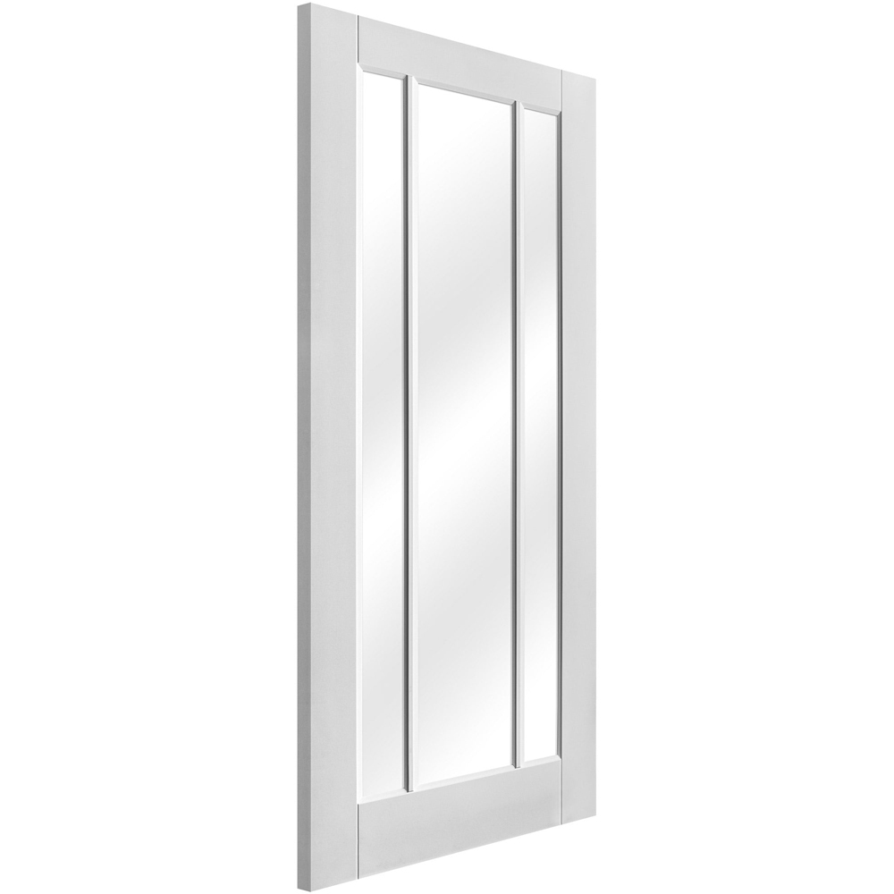 Toledo White Primed 3 Light Clear Glass Internal Door 2040 x 826 x 40mm Image 4