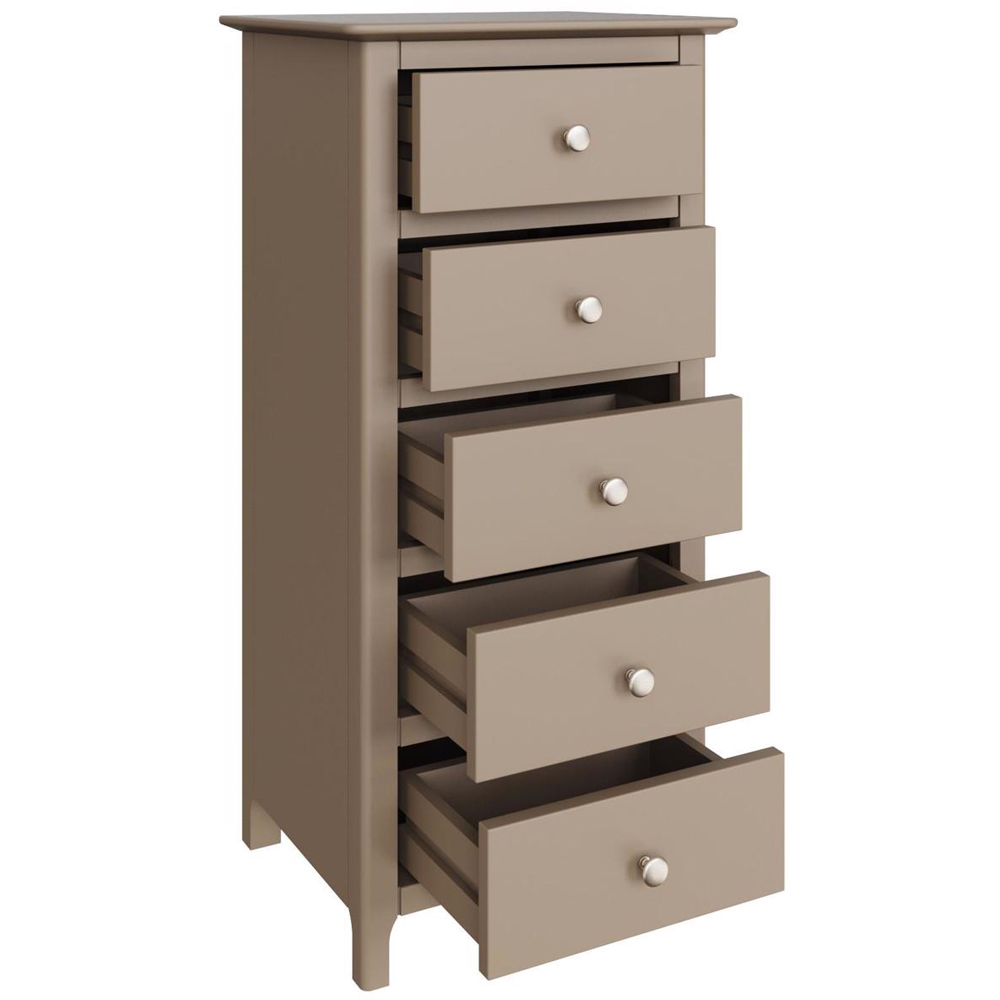 FWStyle Plama 5 Drawer Putty Ready Assembled Chest of Drawers Image 3