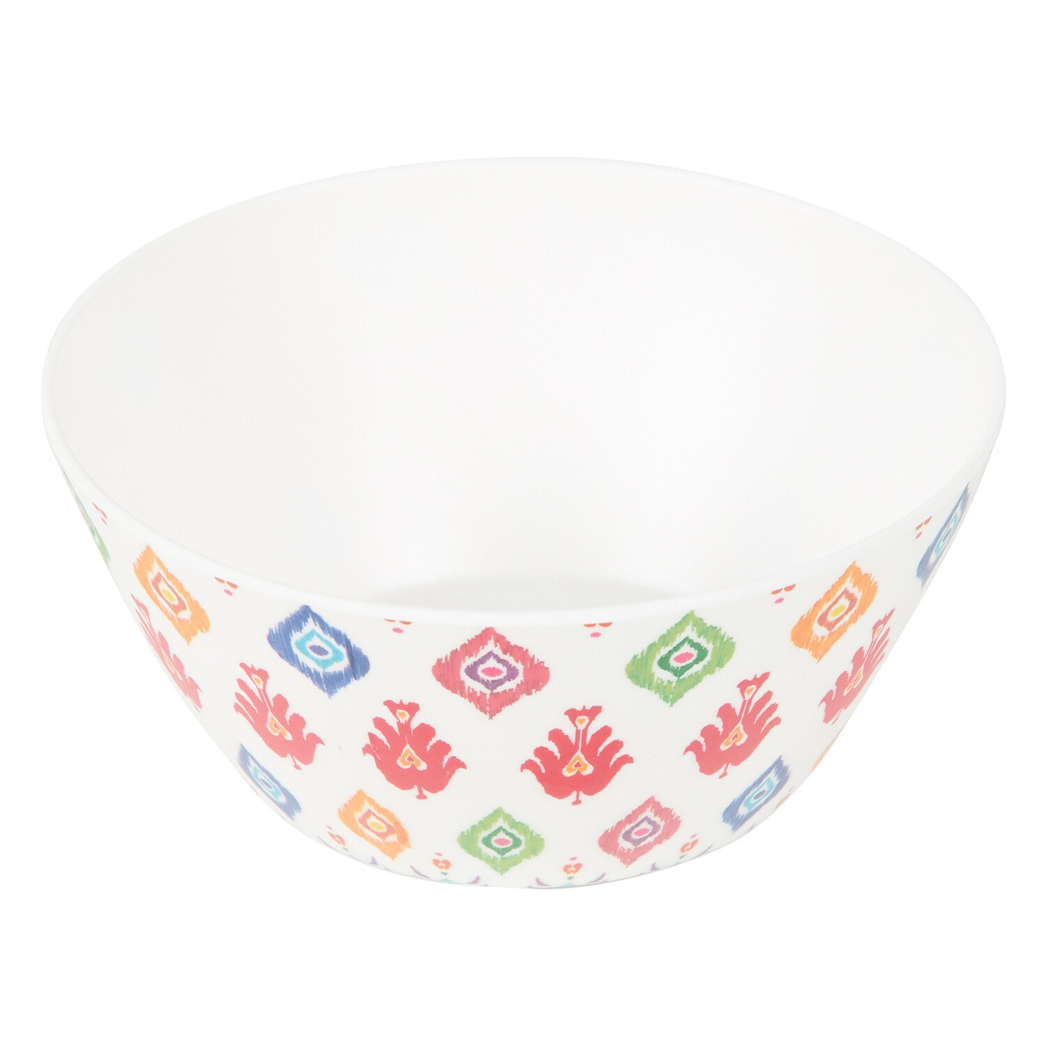 Sahara Brights Melamine Bowl - White / Bowl Image 3
