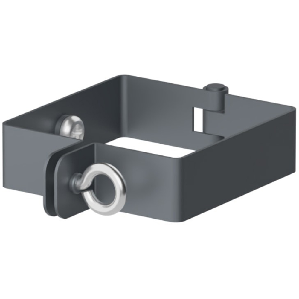 Galeco Square Steel Hopper and Downpipe Kit Grey 80mm Image 3