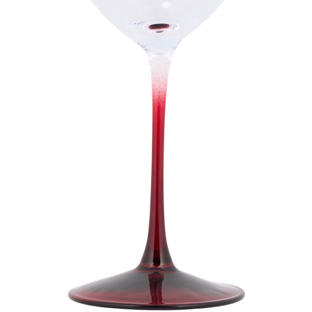Red Bows Wine Glass Image 3
