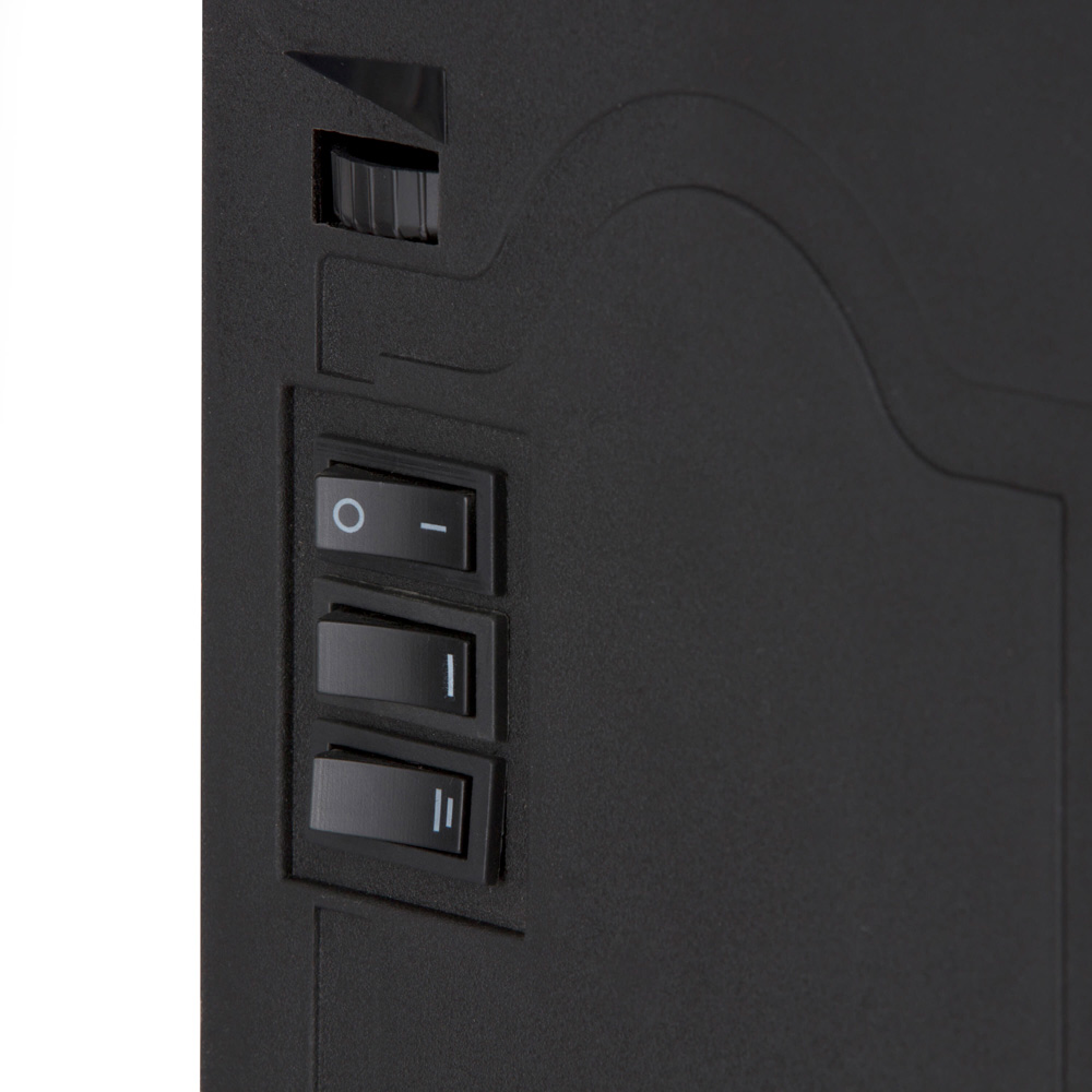 Warmlite Mable Black Stove Fire with Realistic Flame Effect 2000W 14 inch Image 5