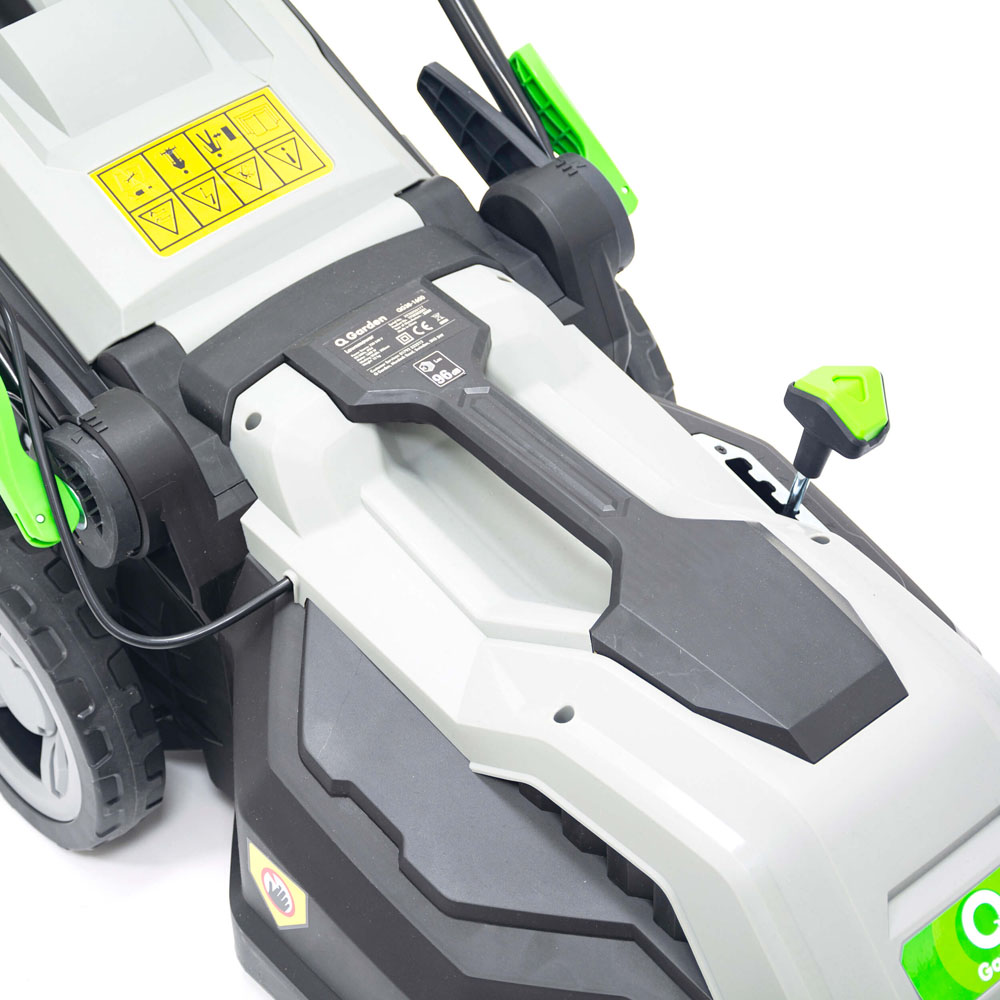 Q Garden QG38-1600 1600W Hand Propelled 38cm Rotary Electric Lawn Mower Image 8