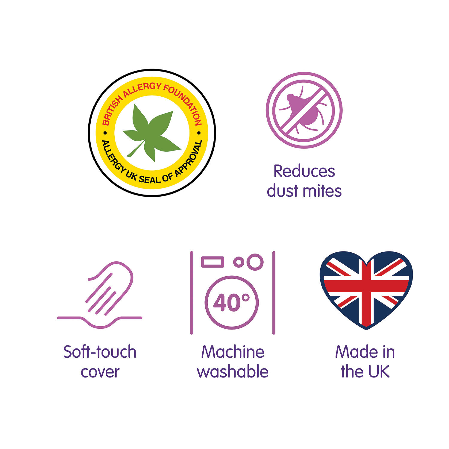 Slumberdown King Size White Anti Allergy Duvet 10.5Tog Image 7