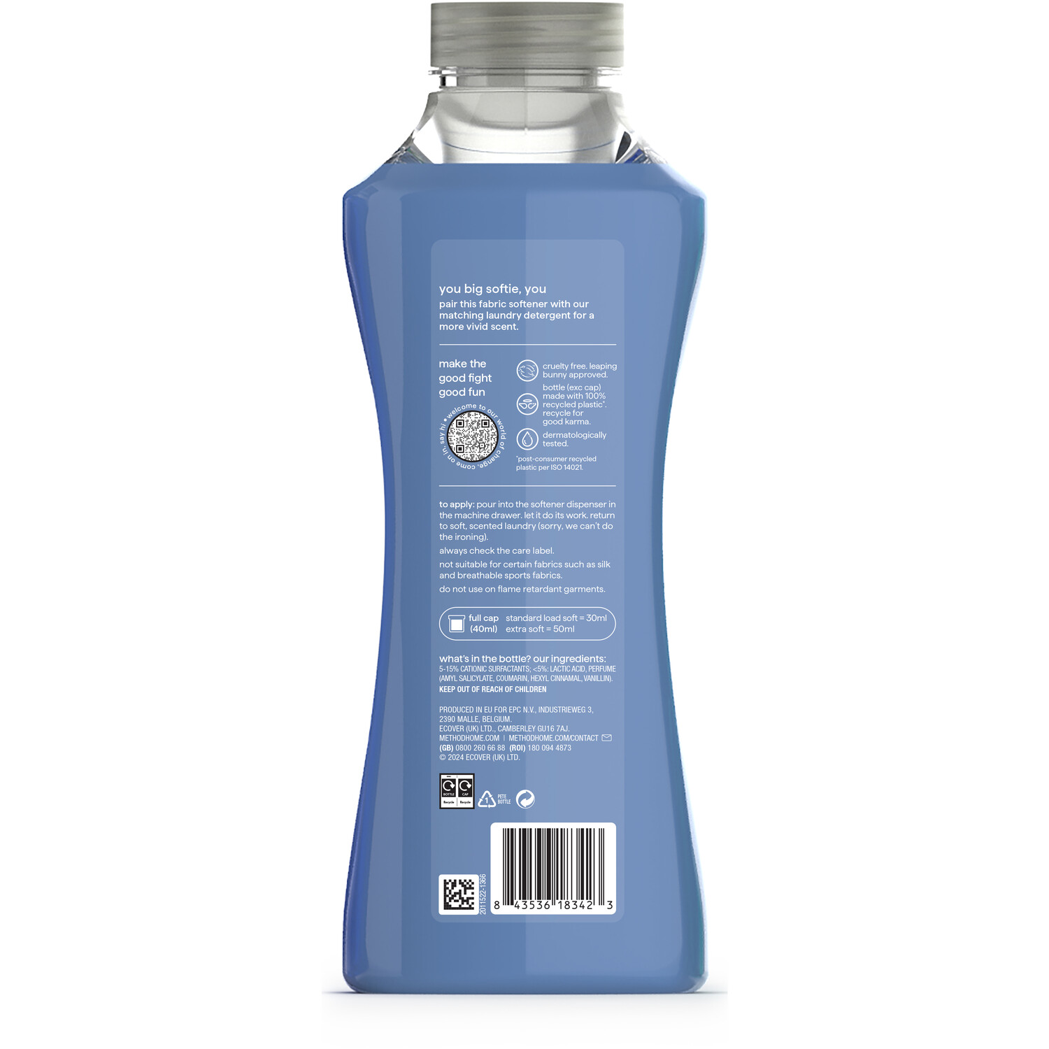 Method Fabric Softener 990ml Berry Bliss Image 2