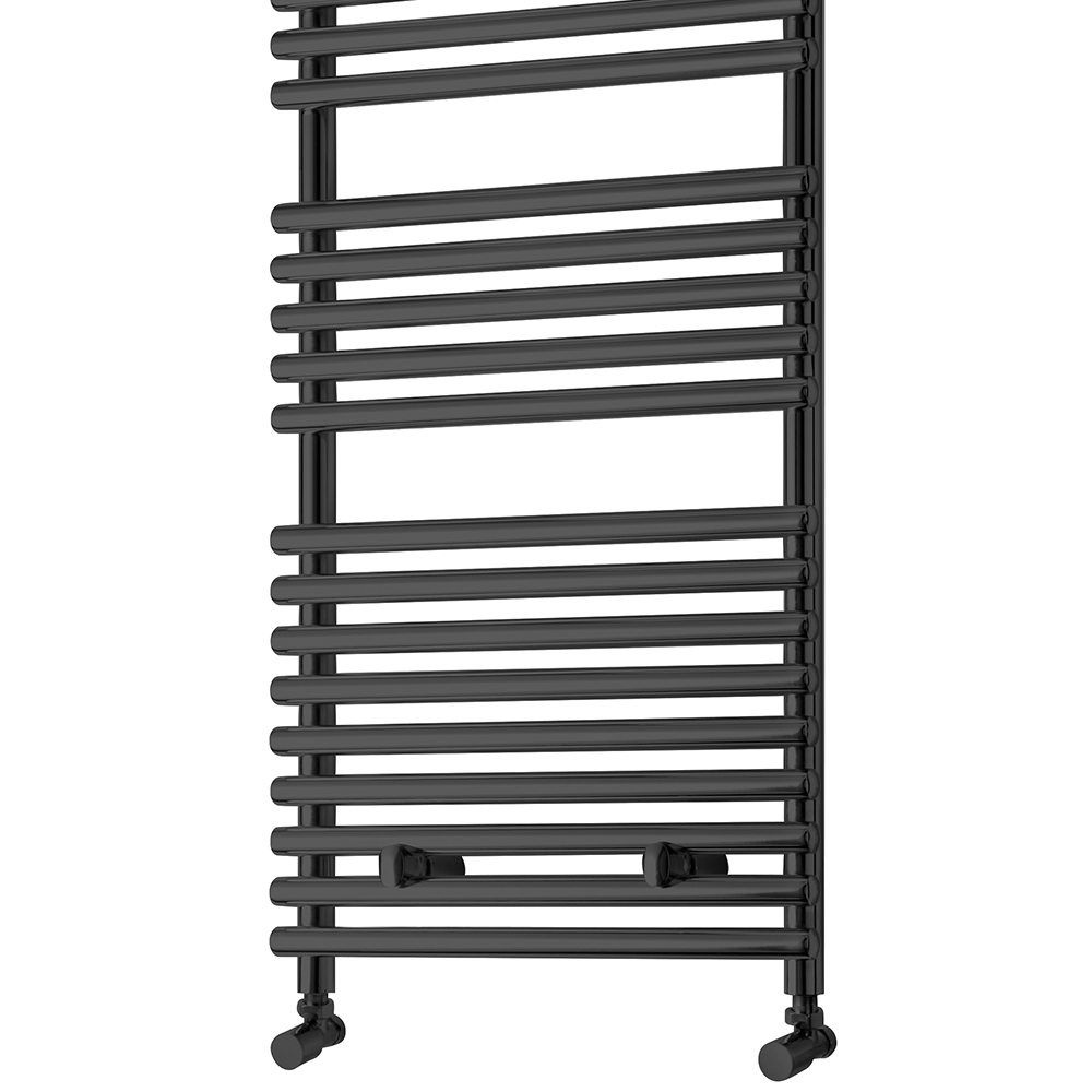 Towelrads Iridio 2098BTU Anthracite Towel Radiator 1200 x 500mm 615W Image 3