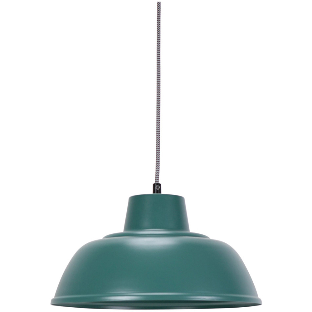 ValueLights Morris Teal Dome LED Pendant Ceiling Light Image 1