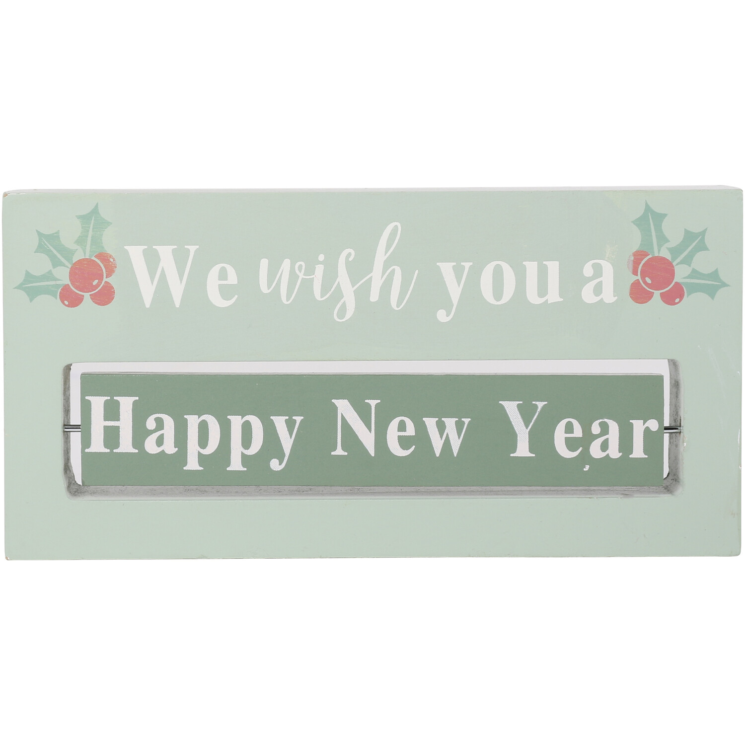 Changeable We Wish You Sign - Sage Image 2