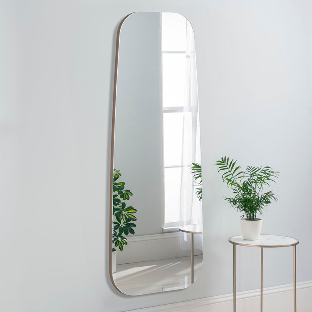 Yearn Hoxton Gold Organic Full Length Mirror 170 x 70cm Image 2