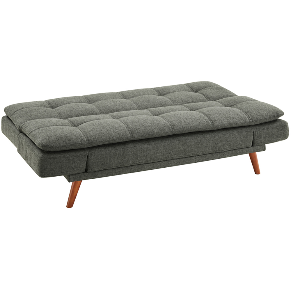 Home Detail Duncan 2 Seater Grey Fabric Sofa Bed | Homebase