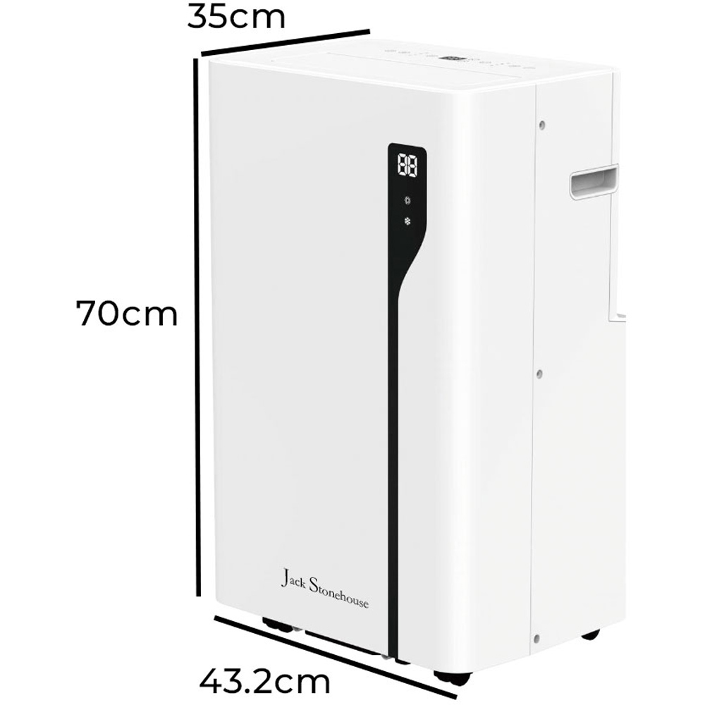 Jack Stonehouse White Portable Air Conditioner with Remote 12000 BTU for Large Room 26m2 Image 9