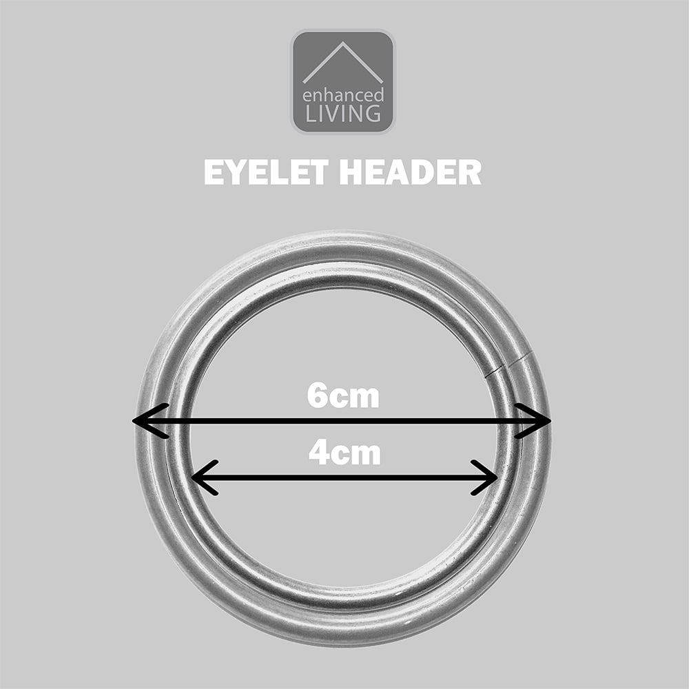 Enhanced Living Tokyo Grey Velvet Embossed Thermal Darkening Eyelet Curtains 229 x 229cm Image 8