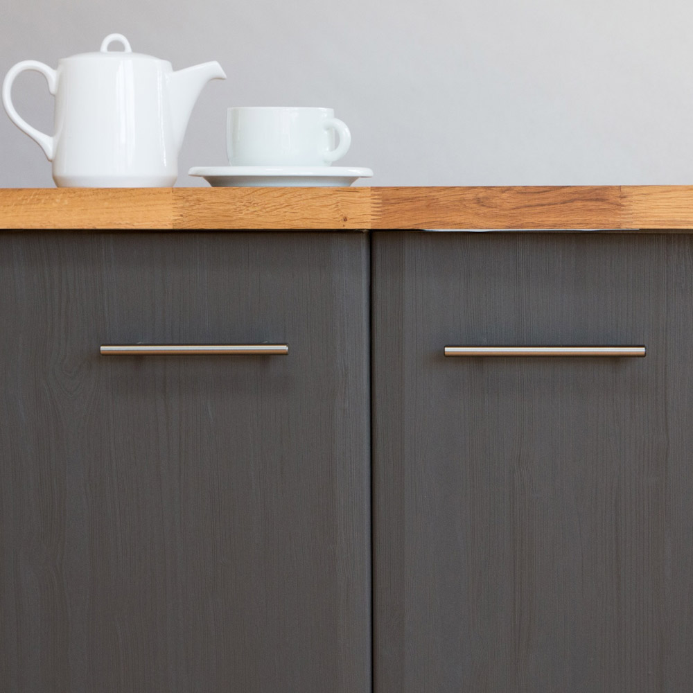 d-c-fix Quadro Dark Grey Sticky Back Plastic Vinyl Wrap Film 67.5cm x 1.5m 6 Pack Image 1