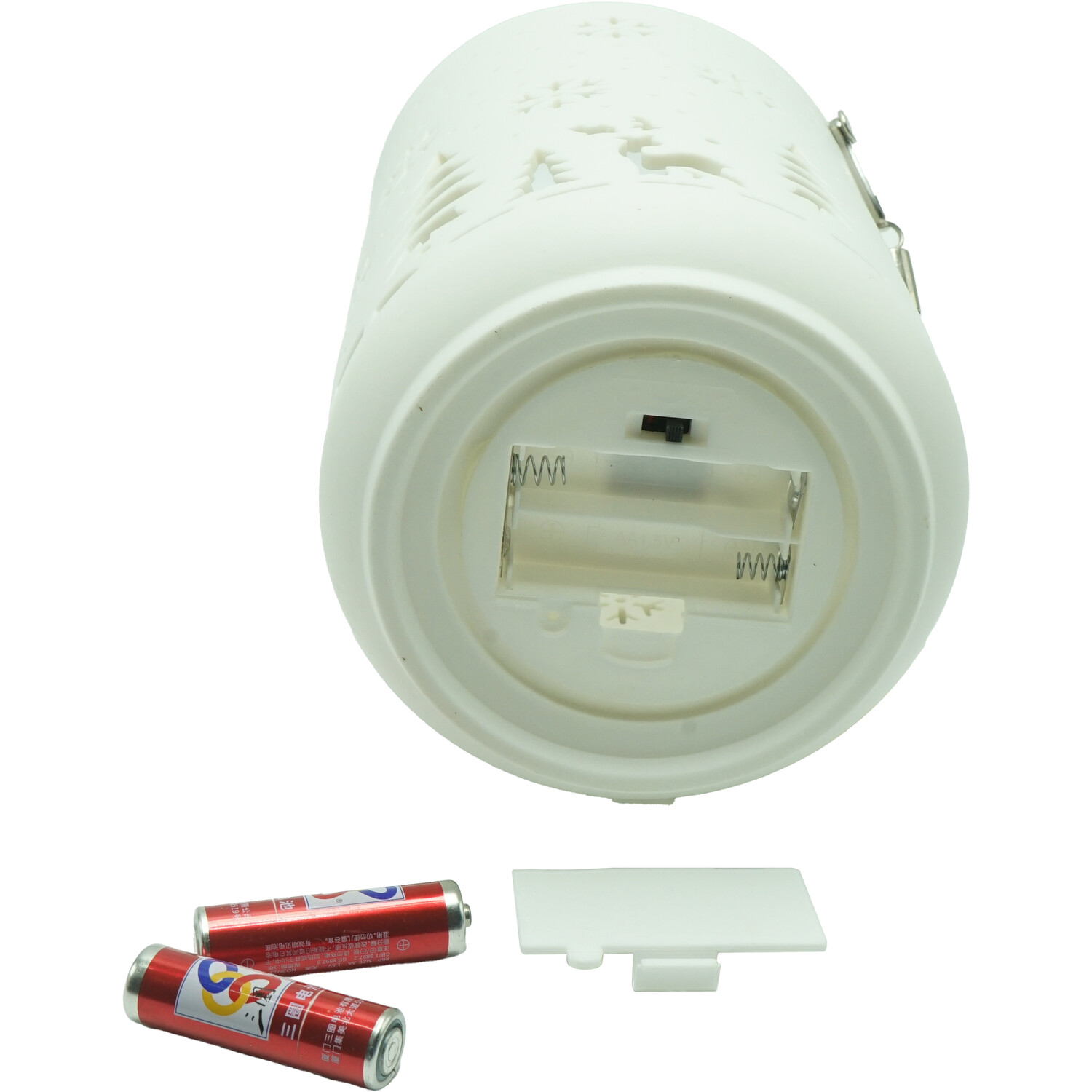 LED Snowflake House Lantern White Image 6