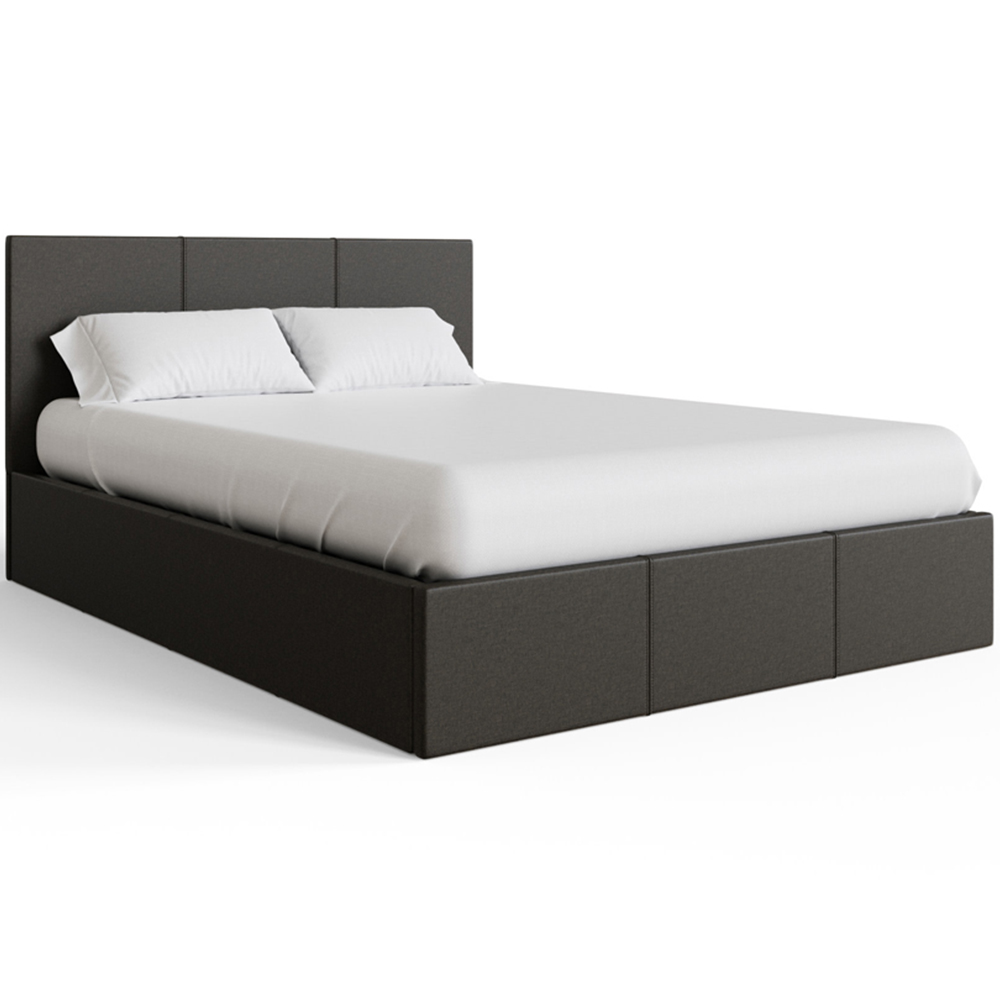 GFW Small Double Grey End Lift Ottoman Bed Image 5