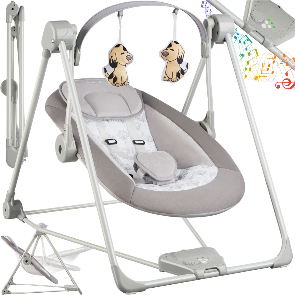 Tectake 5 Speed Adjustable Baby Rocker Image 2