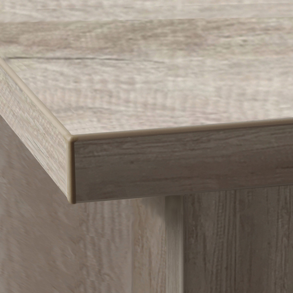 R White Cabinets 4 Drawer 3 Shelf Grey Filing Cabinet with Hutch Image 3