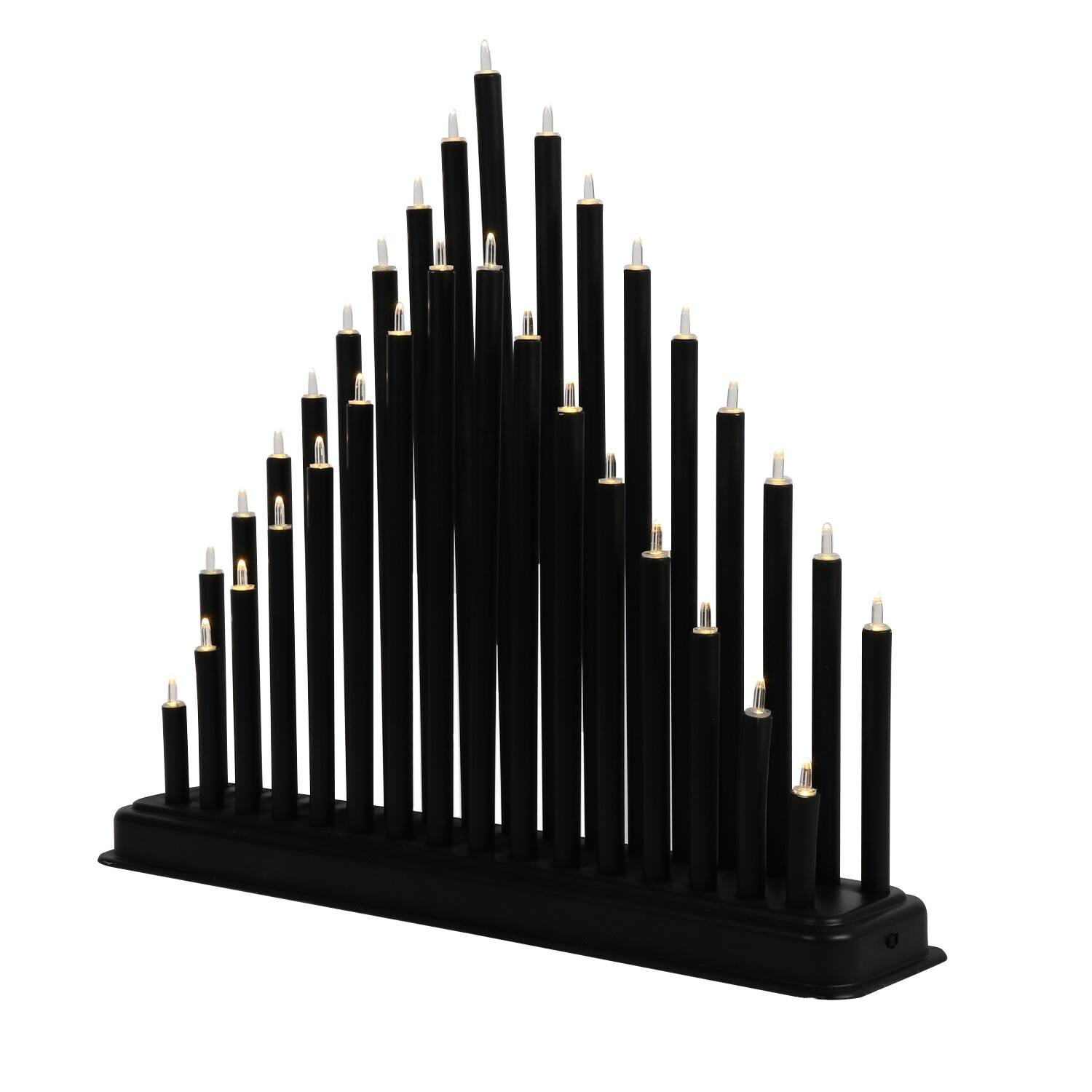 Black 33 LED Candle Bridge Image 4