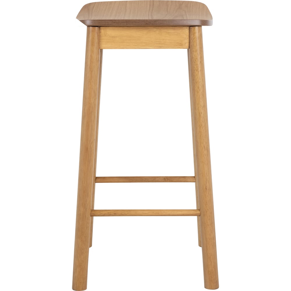 Florence Barlow 2 Seater Bar Dining Table Matt Oak Image 5