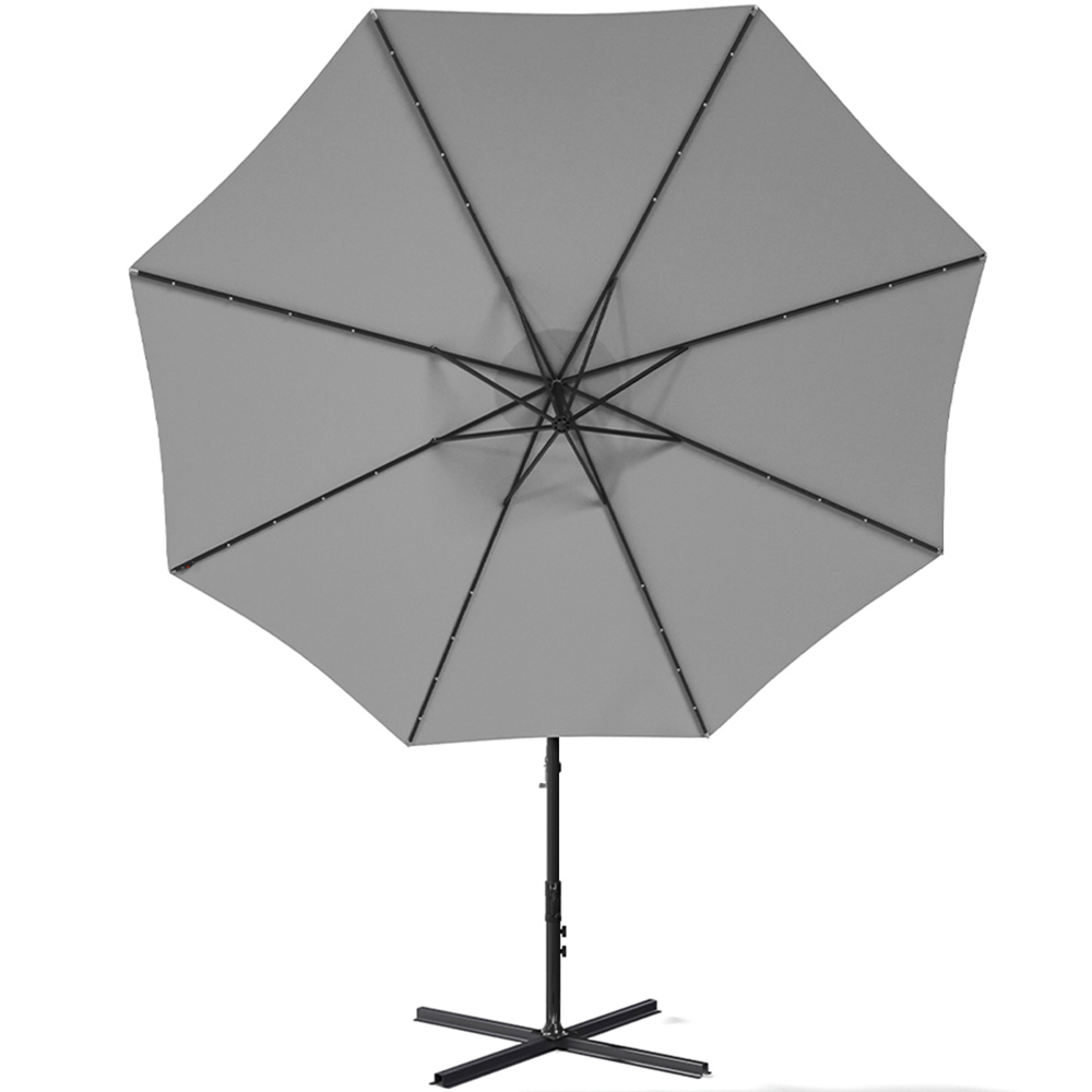 Living and Home 4 Piece Square Parasol Base with Cross Base 100 x 100cm Image 3