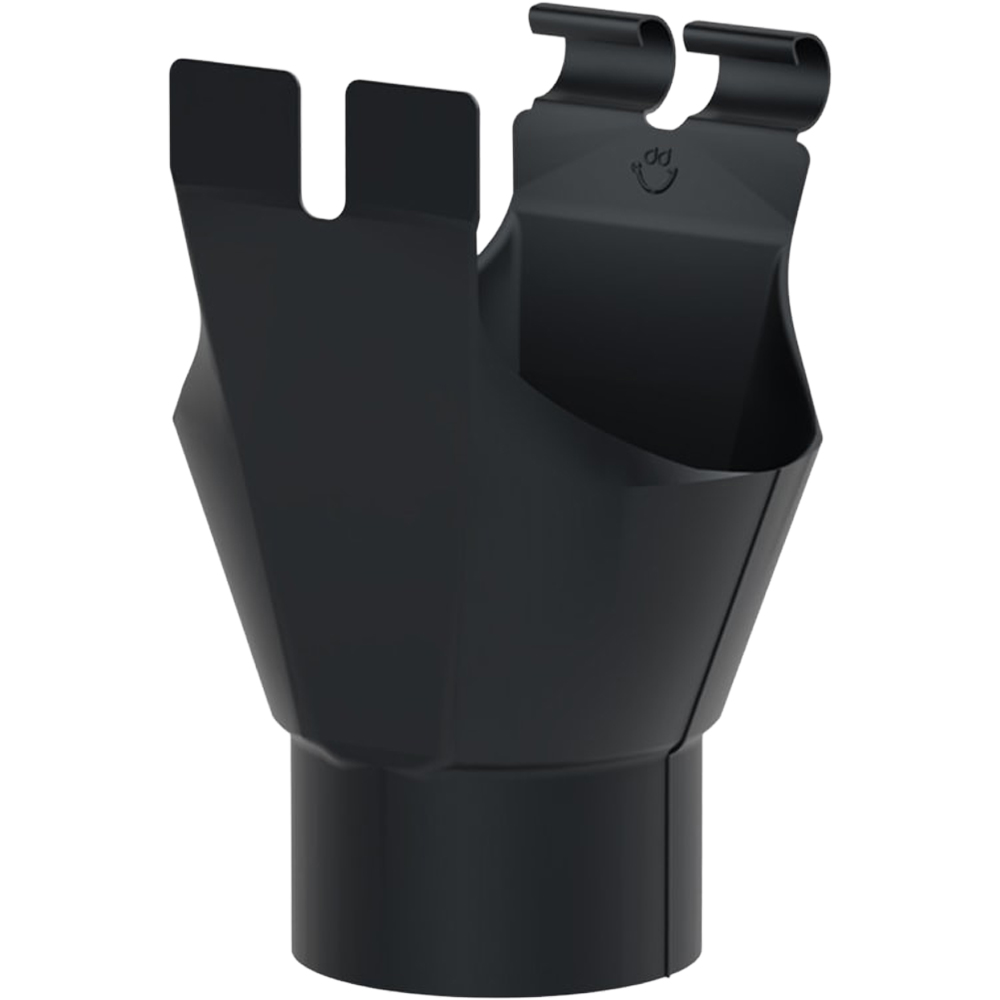 Galeco Steel Half Round Gutter Kit Black 135mm Image 5