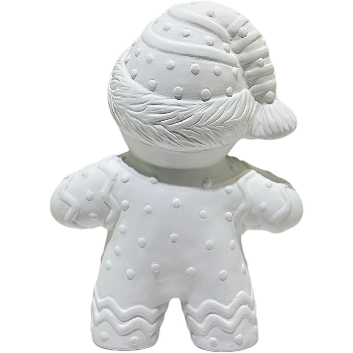 Giant Ceramic Gingerbread Man Decoration White Image 4
