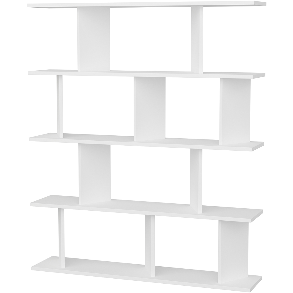 Decorotika Grace 10 Shelf White Bookcase Image 2