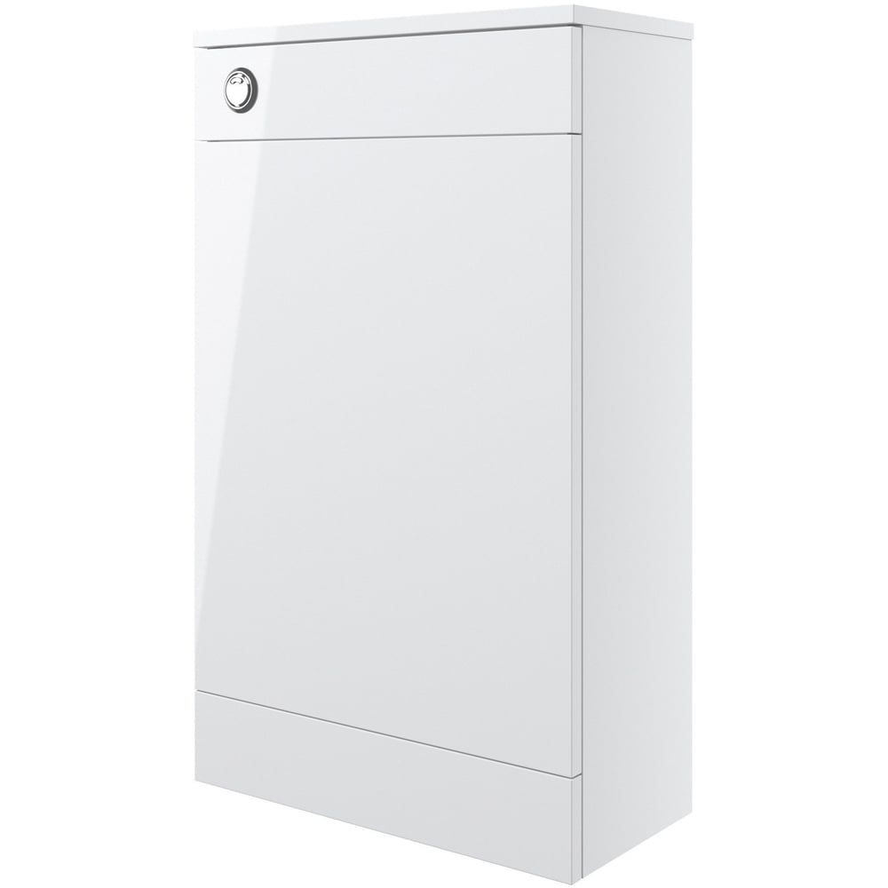 Bathstore Milford White Gloss Standing WC Unit 500mm Image 3