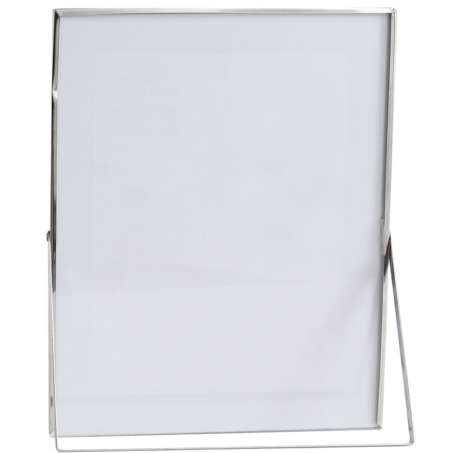 Penelope Metal Easel Frame - Silver / 10 x 8in Image 3