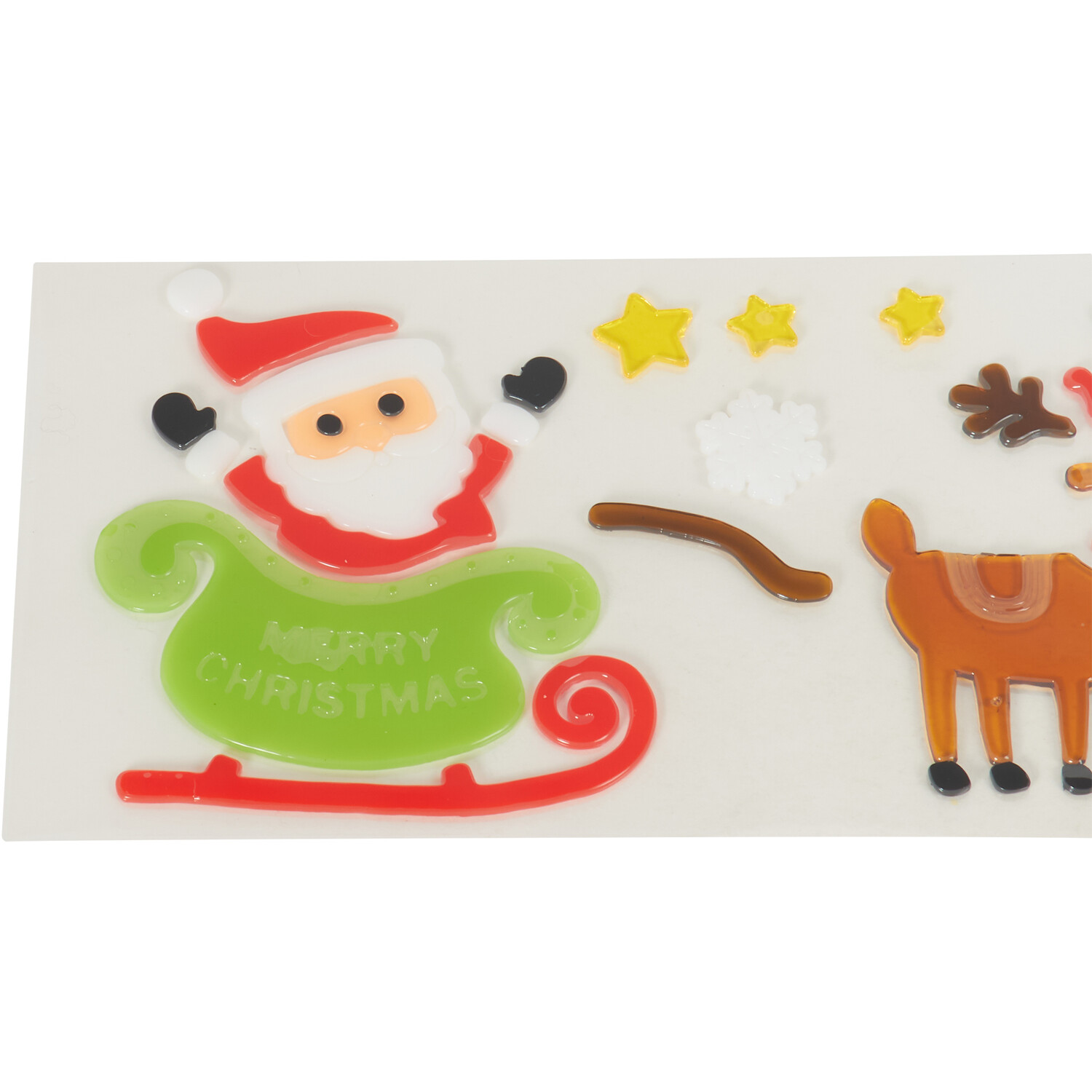 Santa Gel Window Stickers Image 6