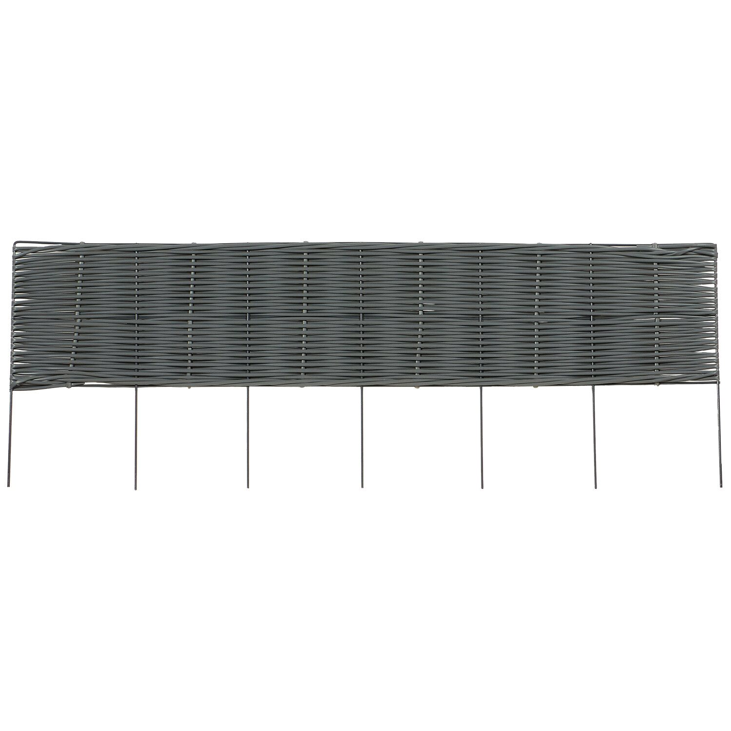 Faux Rattan Edging - Grey Image 1