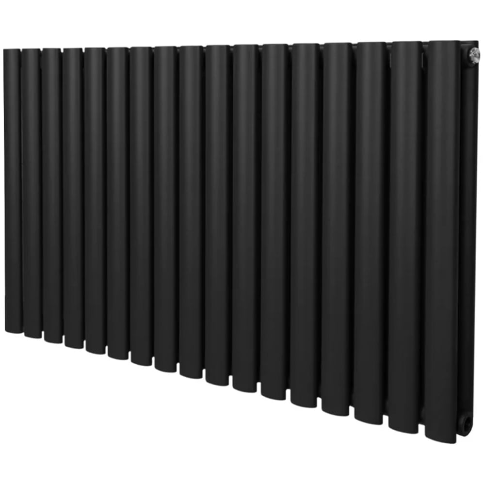 Monster Shop 4562BTU Black Oval Column Radiator 600 x 1020mm Image 3