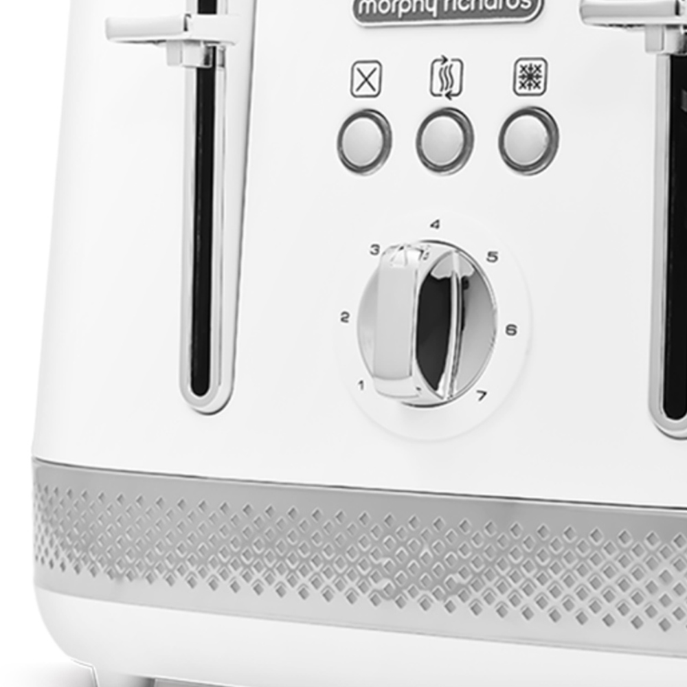 Morphy Richards Illumination 248021 White 4 Slice Toaster Image 5