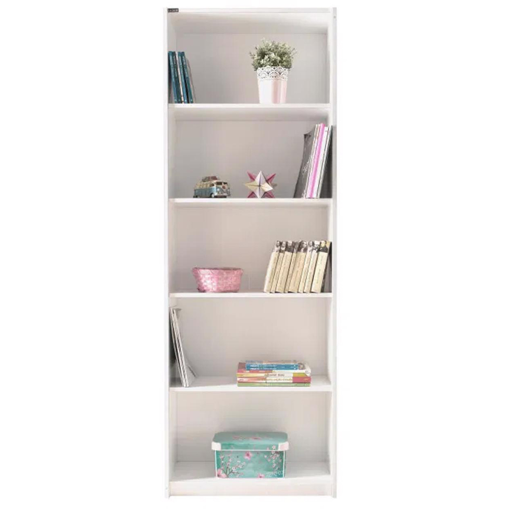 FWStyle 5 Tier White Shelving Unit Image 3
