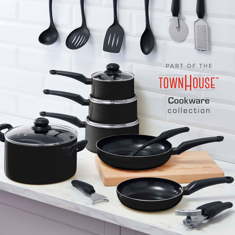 Swan Townhouse 14 Piece Black Pan and Tool Set Image 6