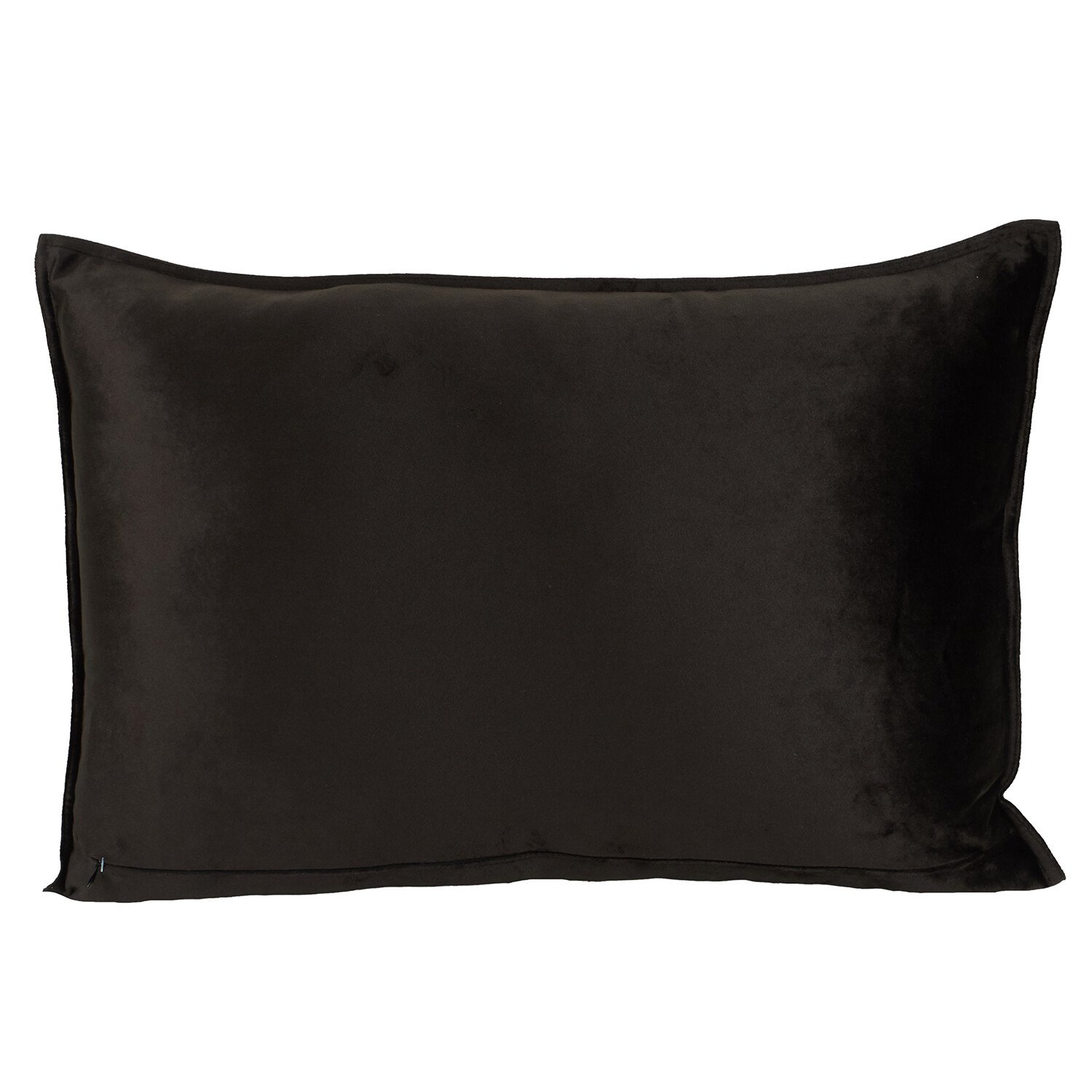Alba Velvet Cushion - Black Image 2
