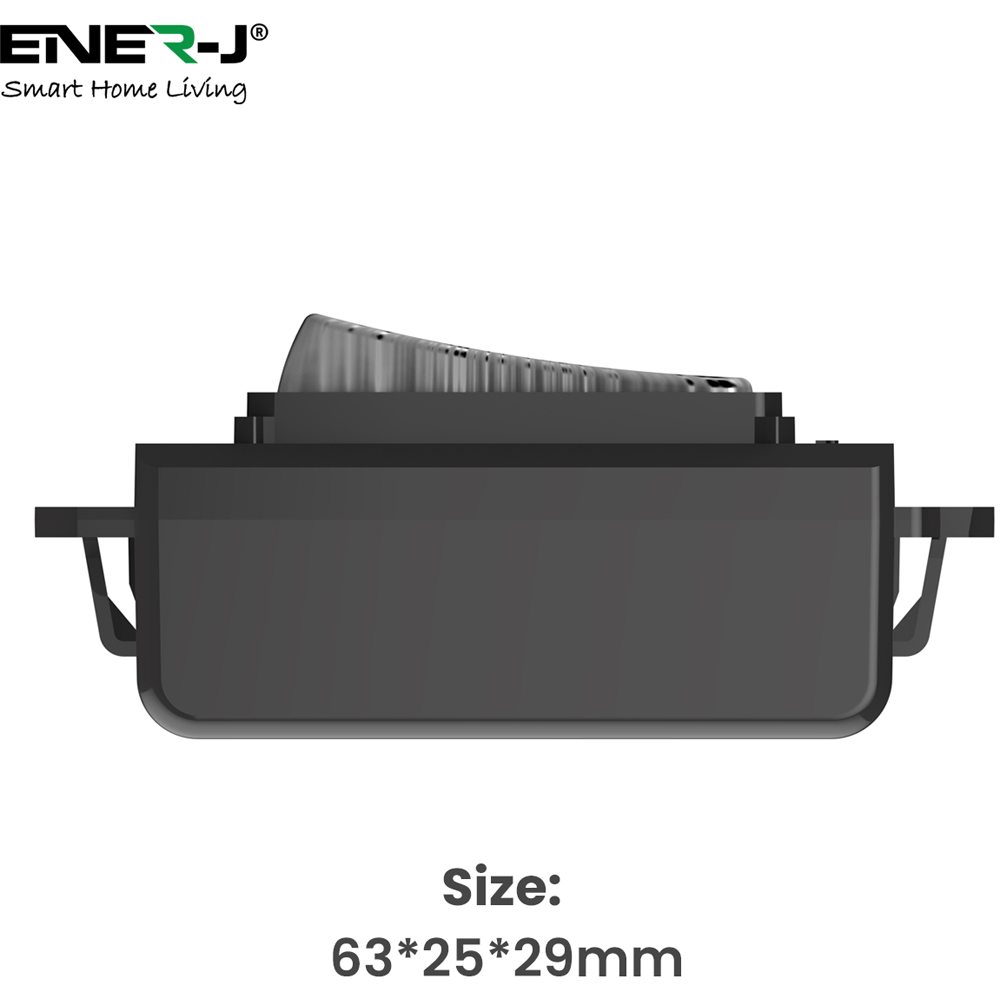 ENER-J Eco Series Satin Chrome Wireless Kinetic Grid Switch Image 2
